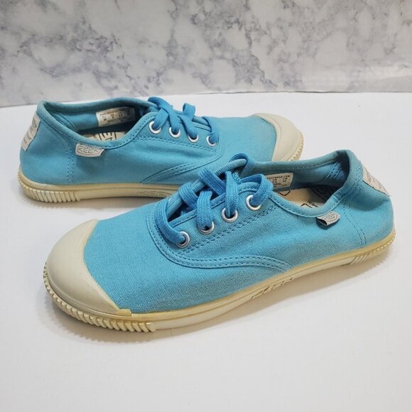KEEN Canvas Sneakers‎ KIDS 5 MADERAS OXFORD CASUAL SHOES NORSE BLUE - Picture 1 of 12